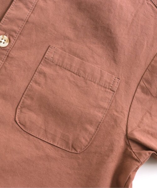 apres les cours（アプレレクール）の「/ナチュラルコットンノーカラーシャツ（シャツ/ブラウス・キッズ・レンガ/ミント・130/140/90/100/110/120/80）」の12枚目の写真