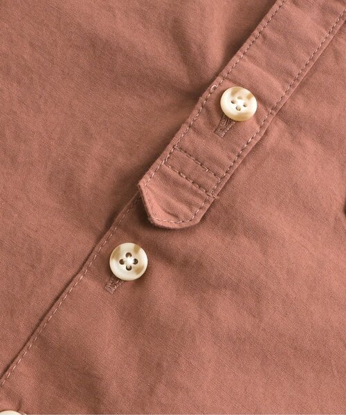 apres les cours（アプレレクール）の「/ナチュラルコットンノーカラーシャツ（シャツ/ブラウス・キッズ・レンガ/ミント・130/140/90/100/110/120/80）」の14枚目の写真