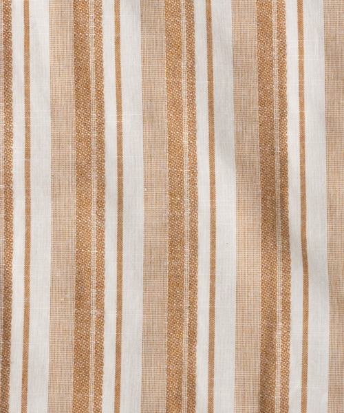 Ambre Neige（アンブルネージュ）の「ストライプシャツ／【WEB/EC限定商品】（シャツ/ブラウス・レディース・ベージュ/ブラウン/オレンジ・FREE）」の14枚目の写真