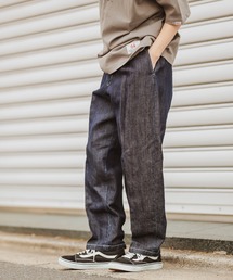 CIAOPANIC TYPY | リネン混デニムタックトラウザーパンツ(デニムパンツ)