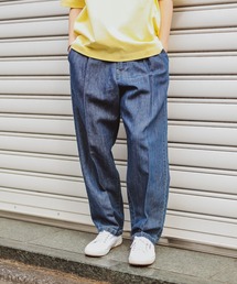 CIAOPANIC TYPY | リネン混デニムタックトラウザーパンツ(デニムパンツ)