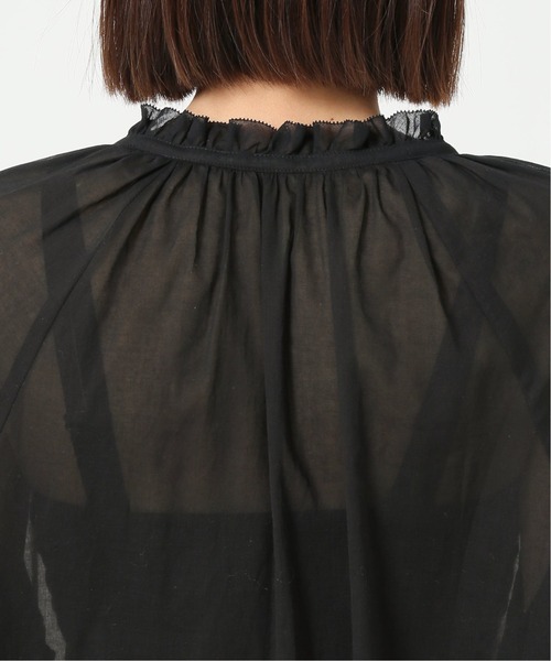 journal standard L'essage（ジャーナルスタンダードレサージュ）の「キャンディスリーブ スキッパーブラウス◆（シャツ/ブラウス・レディース・ブラック/サックスブルー/ナチュラル・FREE）」の20枚目の写真