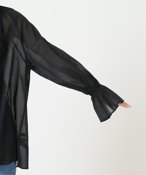 journal standard L'essage（ジャーナルスタンダードレサージュ）の「キャンディスリーブ スキッパーブラウス◆（シャツ/ブラウス・レディース・ブラック/サックスブルー/ナチュラル・FREE）」の21枚目の写真