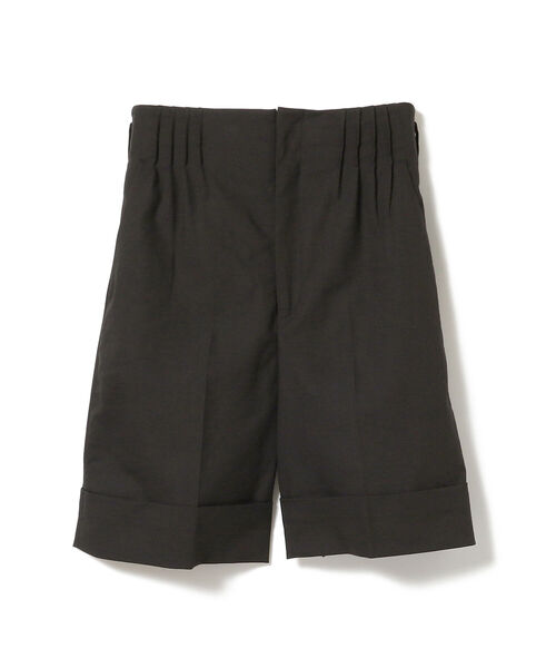 Ray BEAMS(レイビームス)の「Ray BEAMS / タック ウエスト ショートパンツ(その他パンツ・レディース・ブラック/ベージュ・1/0)」の7枚目の写真