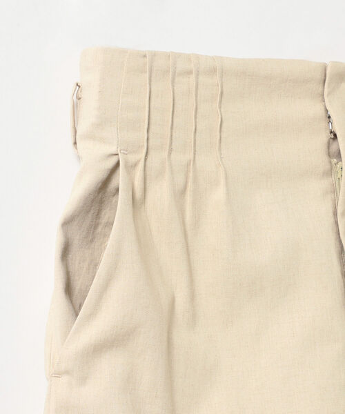 Ray BEAMS(レイビームス)の「Ray BEAMS / タック ウエスト ショートパンツ(その他パンツ・レディース・ブラック/ベージュ・1/0)」の10枚目の写真