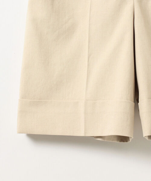Ray BEAMS(レイビームス)の「Ray BEAMS / タック ウエスト ショートパンツ(その他パンツ・レディース・ブラック/ベージュ・1/0)」の11枚目の写真