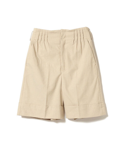 Ray BEAMS(レイビームス)の「Ray BEAMS / タック ウエスト ショートパンツ(その他パンツ・レディース・ブラック/ベージュ・1/0)」の14枚目の写真