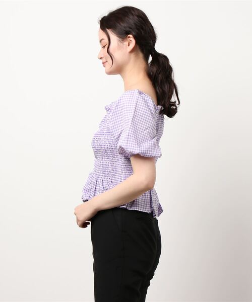 MIIA（ミーア）の「推し色ブラウス（シャツ/ブラウス・レディース・パープル/イエロー/ブルー/レッド/ピンク・FREE）」の22枚目の写真