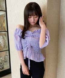 推し色ブラウス