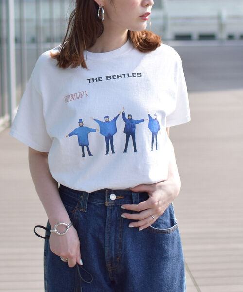 GOOD ROCK SPEED（グッドロックスピード）の「【WEB限定】GOOD ROCK SPEED / Beatles Help Tシャツ（Tシャツ/カットソー・レディース・ホワイト・ONE SIZE）」の8枚目の写真