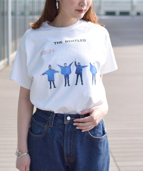 GOOD ROCK SPEED（グッドロックスピード）の「【WEB限定】GOOD ROCK SPEED / Beatles Help Tシャツ（Tシャツ/カットソー・レディース・ホワイト・ONE SIZE）」の15枚目の写真
