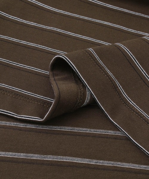 FORK&SPOON(フォークアンドスプーン)の「FORK&SPOON ボーダーショートスリーブTシャツ(Tシャツ/カットソー・メンズ・ブラウン/オフホワイト・MEDIUM/LARGE)」の22枚目の写真