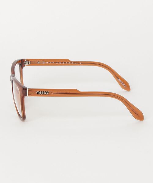 quay（キー）の「QUAY AUSTRALIA/キーオーストラリア サングラス HARDWIRE QU-313 TOFF/CLR（サングラス・メンズ・クリアブラウン・FREE）」の2枚目の写真