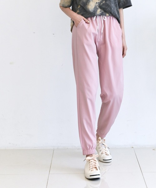 me+em select（ミームセレクト）の「パステルクールジョガーパンツ（その他パンツ・レディース・スカイブルー/ブラック/ベージュ/グレー/ピンク/イエロー/ミント・FREE）」の21枚目の写真