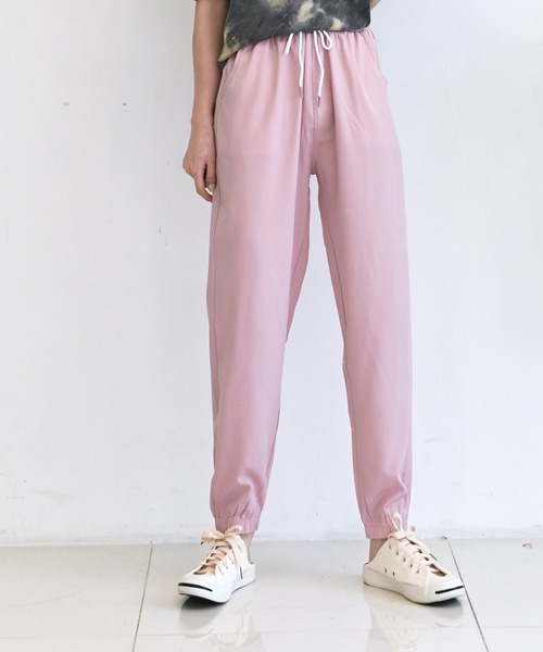 me+em select（ミームセレクト）の「パステルクールジョガーパンツ（その他パンツ・レディース・スカイブルー/ブラック/ベージュ/グレー/ピンク/イエロー/ミント・FREE）」の22枚目の写真