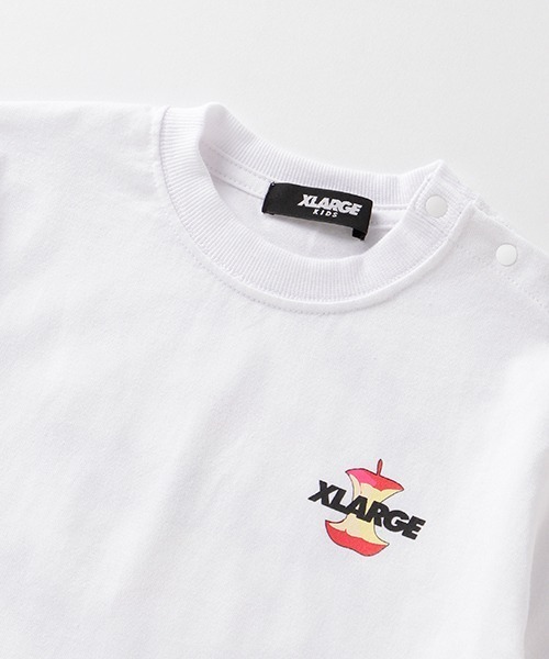 XLARGE KIDS（エクストララージキッズ）の「アップル半袖ロゴプリントTシャツ（Tシャツ/カットソー・キッズ・ブラック/ホワイト/パープル・100cm/140cm/120cm/110cm/130cm/90cm）」の9枚目の写真