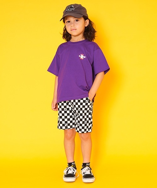 XLARGE KIDS（エクストララージキッズ）の「アップル半袖ロゴプリントTシャツ（Tシャツ/カットソー・キッズ・ブラック/ホワイト/パープル・100cm/140cm/120cm/110cm/130cm/90cm）」の18枚目の写真