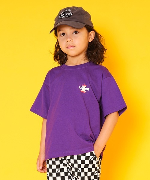 XLARGE KIDS（エクストララージキッズ）の「アップル半袖ロゴ