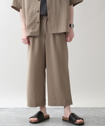 RAGEBLUE | ＜セットアップ着用可能＞シャリテック/リネンタッチワイドクロップドパンツ/950026(スラックス)