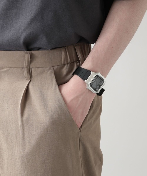 RAGEBLUE（レイジブルー）の「＜セットアップ着用可能＞シャリテック/リネンタッチワイドクロップドパンツ/950026（スラックス・メンズ・ブラック/ベージュ/パープル・MEDIUM/LARGE）」の14枚目の写真