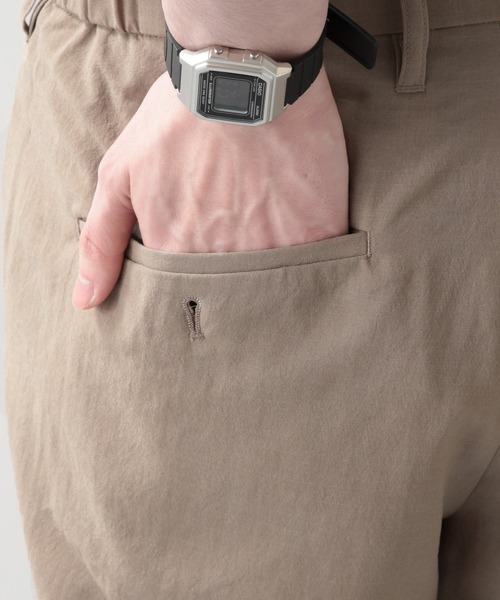 RAGEBLUE（レイジブルー）の「＜セットアップ着用可能＞シャリテック/リネンタッチワイドクロップドパンツ/950026（スラックス・メンズ・ブラック/ベージュ/パープル・MEDIUM/LARGE）」の17枚目の写真