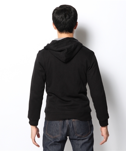 JOURNAL STANDARD（ジャーナルスタンダード）の「UNIONMADE×JS /別注 撥水 スウェットパーカー #（パーカー・メンズ・ブラック/グレー・LARGE/MEDIUM）」の5枚目の写真