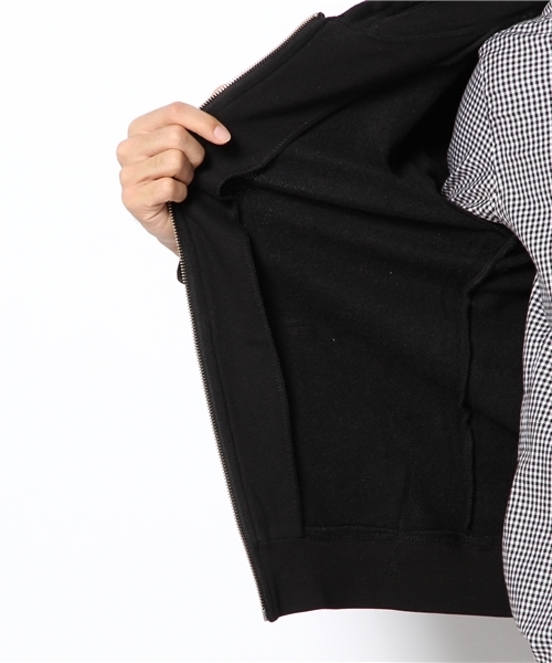 JOURNAL STANDARD（ジャーナルスタンダード）の「UNIONMADE×JS /別注 撥水 スウェットパーカー #（パーカー・メンズ・ブラック/グレー・LARGE/MEDIUM）」の9枚目の写真