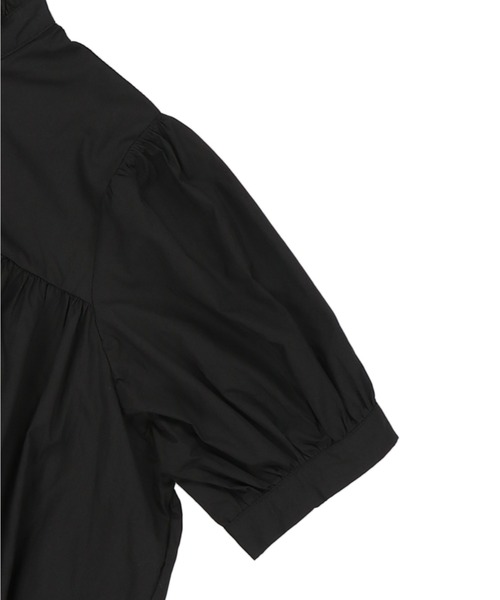 SPINNS（スピンズ）の「ミドルネックティアードフリルワンピース（ワンピース・レディース・ホワイト/ブラック・ONESIZE）」の10枚目の写真