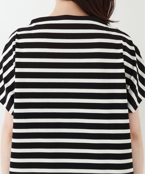 JOINT WORKS（ジョイントワークス）の「J-ボトルネックボーダーTシャツ（Tシャツ/カットソー・レディース・ホワイト/ブラック/キャメル・FREE）」の21枚目の写真
