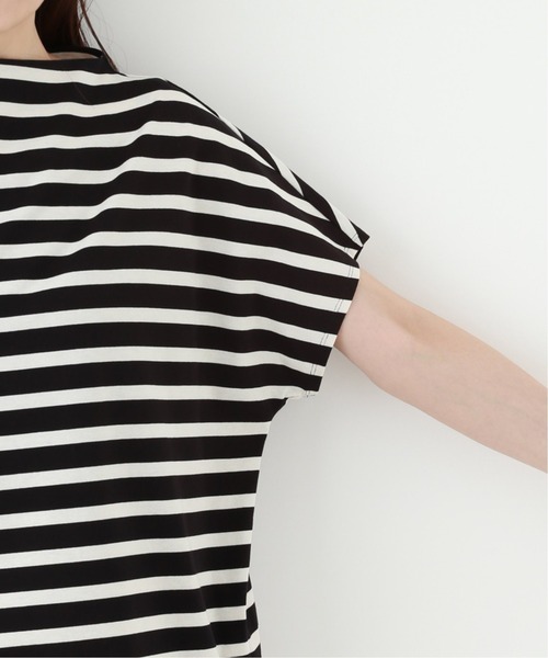 JOINT WORKS（ジョイントワークス）の「J-ボトルネックボーダーTシャツ（Tシャツ/カットソー・レディース・ホワイト/ブラック/キャメル・FREE）」の22枚目の写真