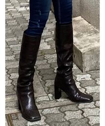 EMODA | スクエアポイントミドルブーツ(ブーツ)