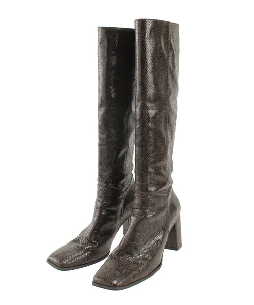 EMODA(エモダ)の「スクエアポイントミドルブーツ(ブーツ・レディース・ブラック/その他・SMALL/MEDIUM/LARGE)」の7枚目の写真