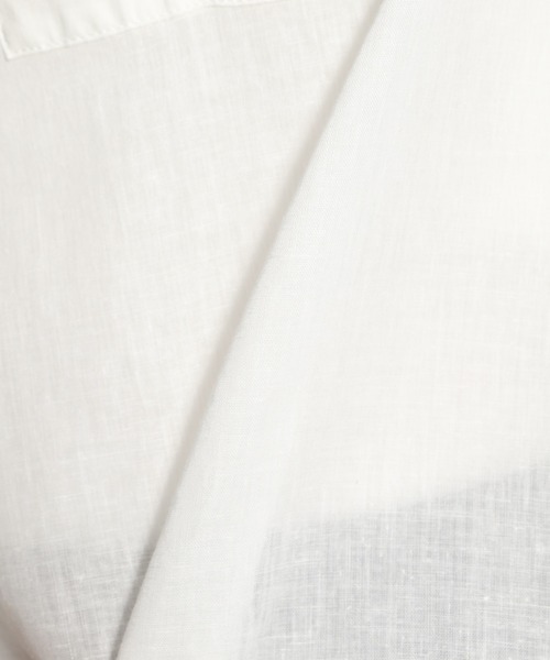 niko and...（ニコアンド）の「麻混ワッシャ襟プルオーバーブラウス（シャツ/ブラウス・レディース・ホワイト/ベージュ/ブルー・MEDIUM/LARGE）」の14枚目の写真