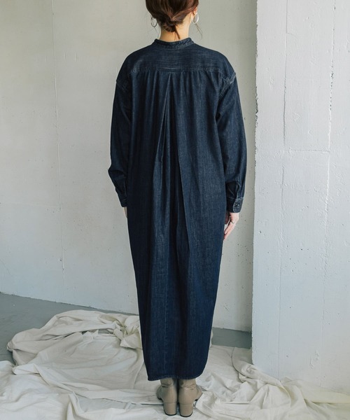URBAN RESEARCH ROSSO(アーバンリサーチロッソ)の「【別注】ROSSO×Lee WORK DRESS(ワンピース・レディース・インディゴブルー/ライトインディゴブルー・FREE)」の18枚目の写真