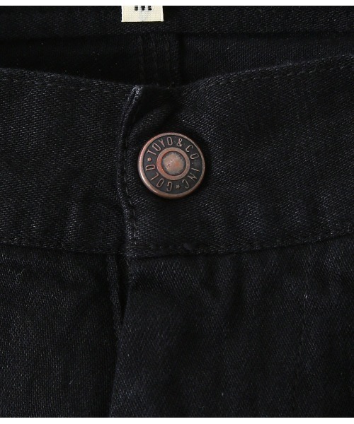 GOLD（ゴールド）の「GOLD / ゴールド：10.5oz JELT DENIM PAINTER PANTS：21B-GL41223A[MUS]（デニムパンツ・メンズ・ブラック/ネイビー・LARGE/SMALL/MEDIUM）」の5枚目の写真