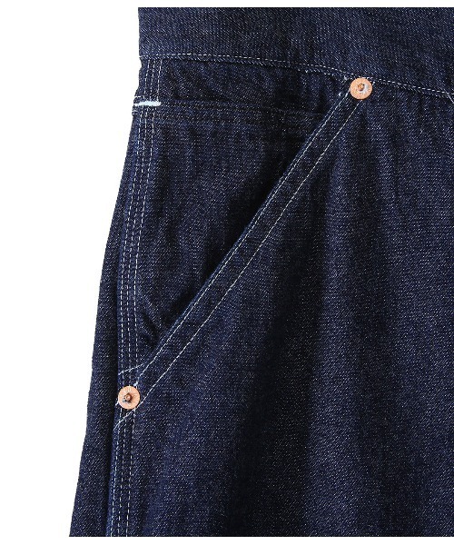 GOLD（ゴールド）の「GOLD / ゴールド：10.5oz JELT DENIM PAINTER PANTS：21B-GL41223A[MUS]（デニムパンツ・メンズ・ブラック/ネイビー・LARGE/SMALL/MEDIUM）」の17枚目の写真