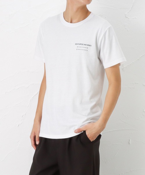 Mac-House(マックハウス)の「T-GRAPHICS フォトプリント半袖Tシャツ(Tシャツ/カットソー・メンズ・パープル/ホワイト×レッド/ホワイト/ブルー/ブラック・M/XL/L)」の15枚目の写真