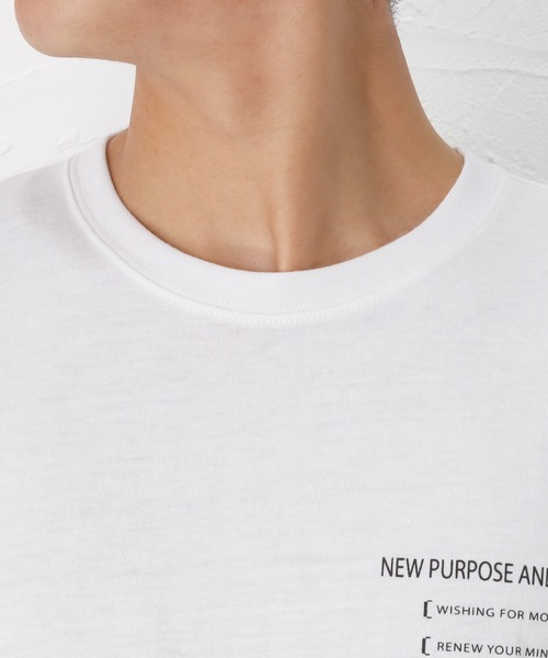 Mac-House(マックハウス)の「T-GRAPHICS フォトプリント半袖Tシャツ(Tシャツ/カットソー・メンズ・パープル/ホワイト×レッド/ホワイト/ブルー/ブラック・M/XL/L)」の20枚目の写真