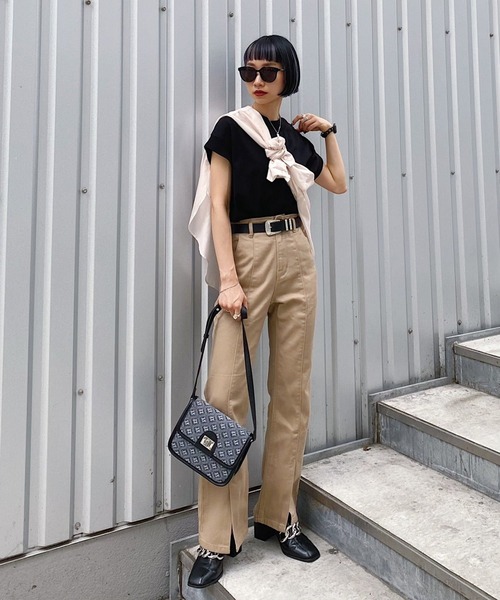 PAGEBOY（ページボーイ）の「モノグラムスクエアショルダー（ショルダーバッグ・レディース・ブラック系その他/ブラウン系その他・ONE SIZE）」の8枚目の写真