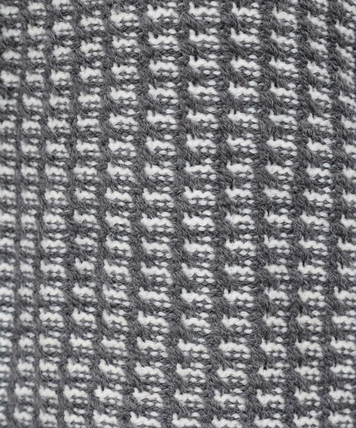 COLONY 2139(コロニートゥーワンスリーナイン)の「【TV媒体紹介商品】バイカラージャガードニットベスト(ベスト・レディース・ブラック/チャコールグレー/ベージュ/グリーン・FREE)」の16枚目の写真