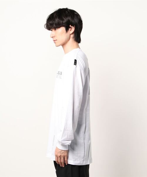 J.S.B.(ジェーエスビー)の「Diagonal Logo L/S Tee(Tシャツ/カットソー・メンズ・ホワイト/ブラック・MEDIUM/SMALL/LARGE/X-LARGE)」の7枚目の写真