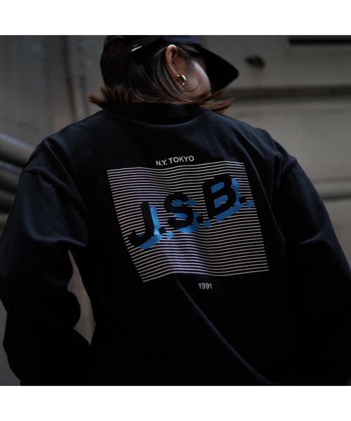 J.S.B.(ジェーエスビー)の「Diagonal Logo L/S Tee(Tシャツ/カットソー・メンズ・ホワイト/ブラック・MEDIUM/SMALL/LARGE/X-LARGE)」の15枚目の写真