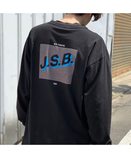 J.S.B.(ジェーエスビー)の「Diagonal Logo L/S Tee(Tシャツ/カットソー・メンズ・ホワイト/ブラック・MEDIUM/SMALL/LARGE/X-LARGE)」の16枚目の写真