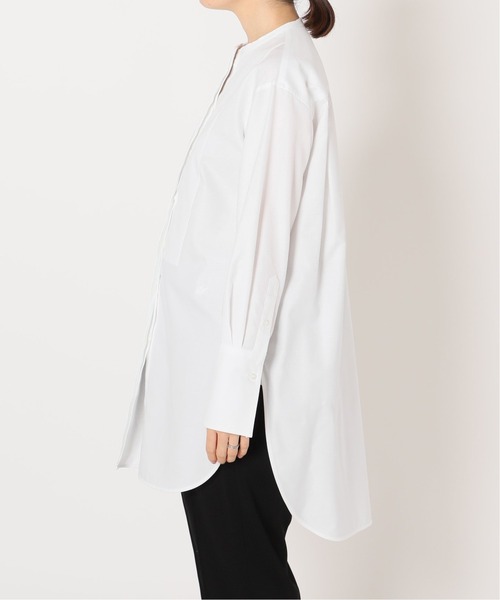 VERMEIL par iena(ヴェルメイユパーイエナ)の「THOMAS MASONボザムシャツ◆(Tシャツ/カットソー・レディース・ホワイト/サックスブルー・FREE)」の6枚目の写真