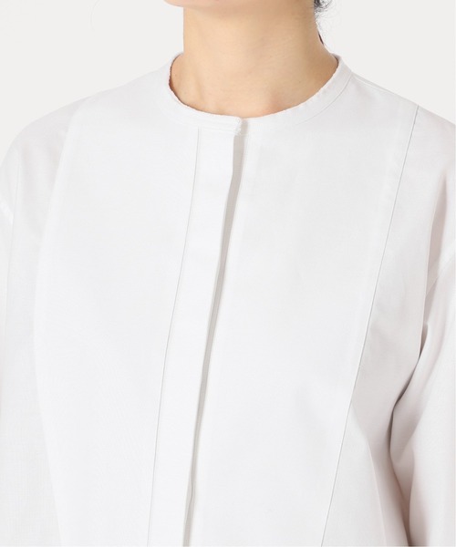 VERMEIL par iena(ヴェルメイユパーイエナ)の「THOMAS MASONボザムシャツ◆(Tシャツ/カットソー・レディース・ホワイト/サックスブルー・FREE)」の3枚目の写真