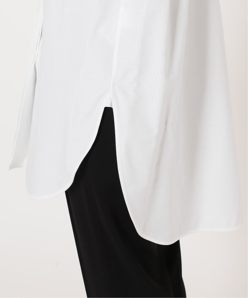 VERMEIL par iena(ヴェルメイユパーイエナ)の「THOMAS MASONボザムシャツ◆(Tシャツ/カットソー・レディース・ホワイト/サックスブルー・FREE)」の8枚目の写真