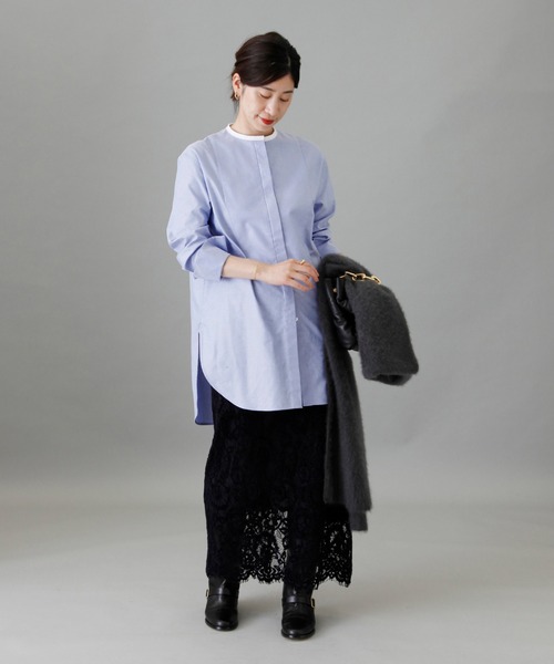 IENA - VERMEIL par iena  ☆Thomas mason★ロングシャツ★ VERMEIL par iena（ヴェルメイユパーイエナ）の「THOMAS MASON