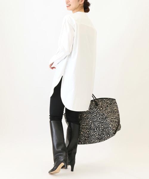 VERMEIL par iena(ヴェルメイユパーイエナ)の「THOMAS MASONボザムシャツ◆(Tシャツ/カットソー・レディース・ホワイト/サックスブルー・FREE)」の20枚目の写真