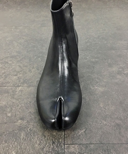 RED COVER（レッドカバー）の「レザー足袋ブーツ　ファスナータイプ（ブーツ・メンズ・ブラック・40/41/42/43/44）」の2枚目の写真