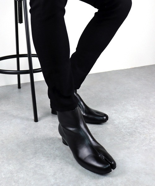 RED COVER（レッドカバー）の「レザー足袋ブーツ　ファスナータイプ（ブーツ・メンズ・ブラック・40/41/42/43/44）」の6枚目の写真